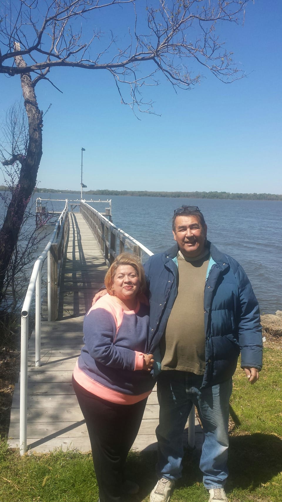Use our 40 yard fishing pier with poll holders!!! 