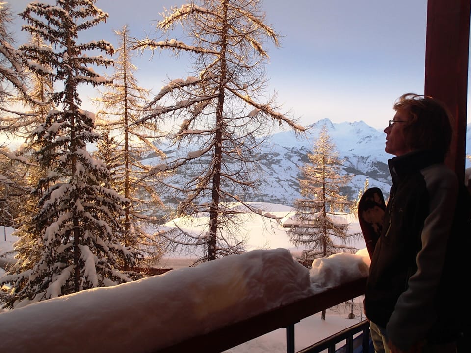 Winter Balcony view
