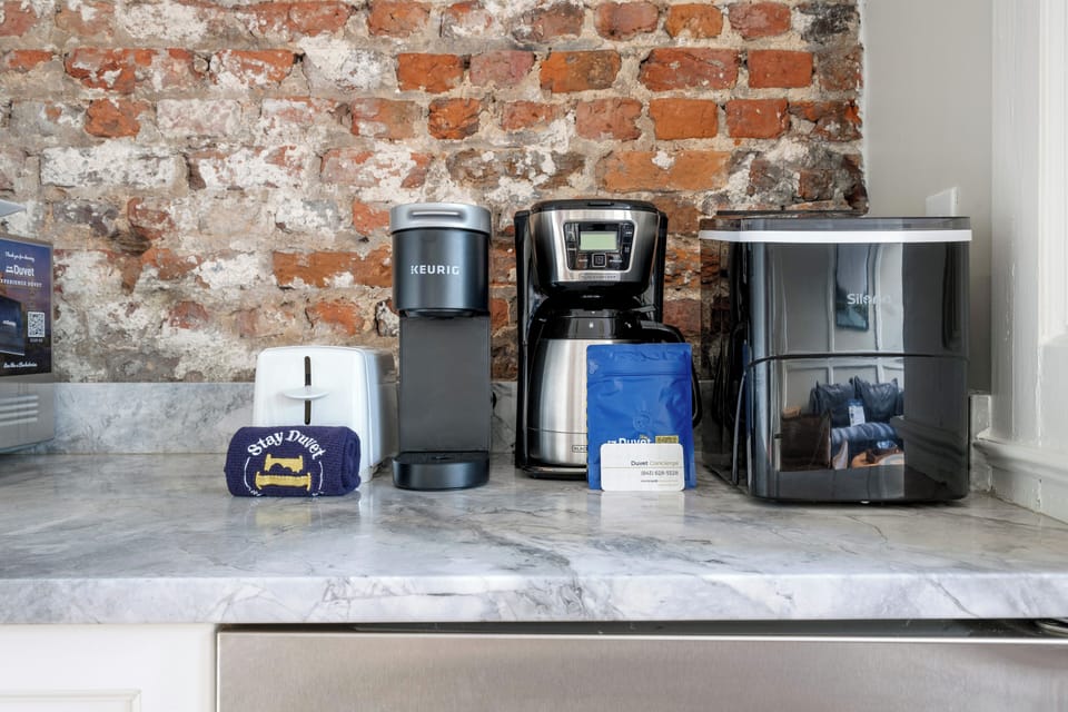 We provide loose coffee - please bring your own K Pods if youd like!