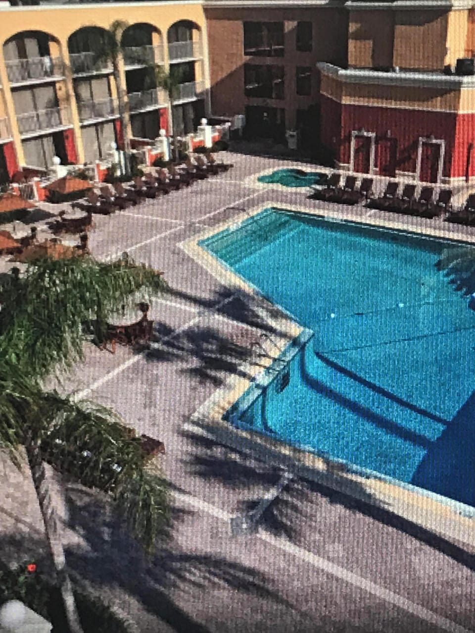 One of the numerous pools!