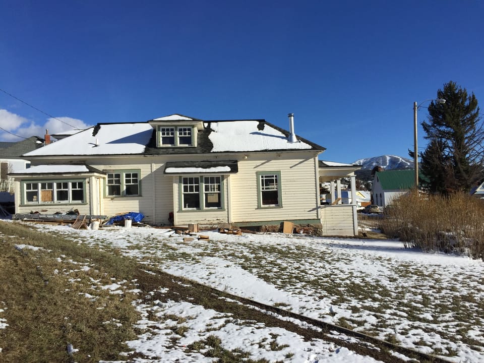 View of Discovery Ski Mountain from the house.