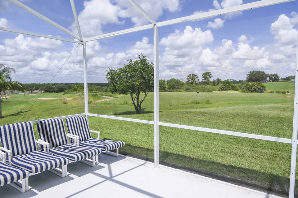Outstanding views across the golf course to Wellington Woods