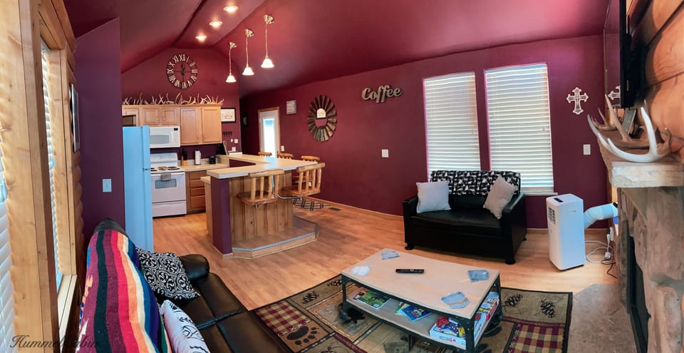 Living room & kitchen view