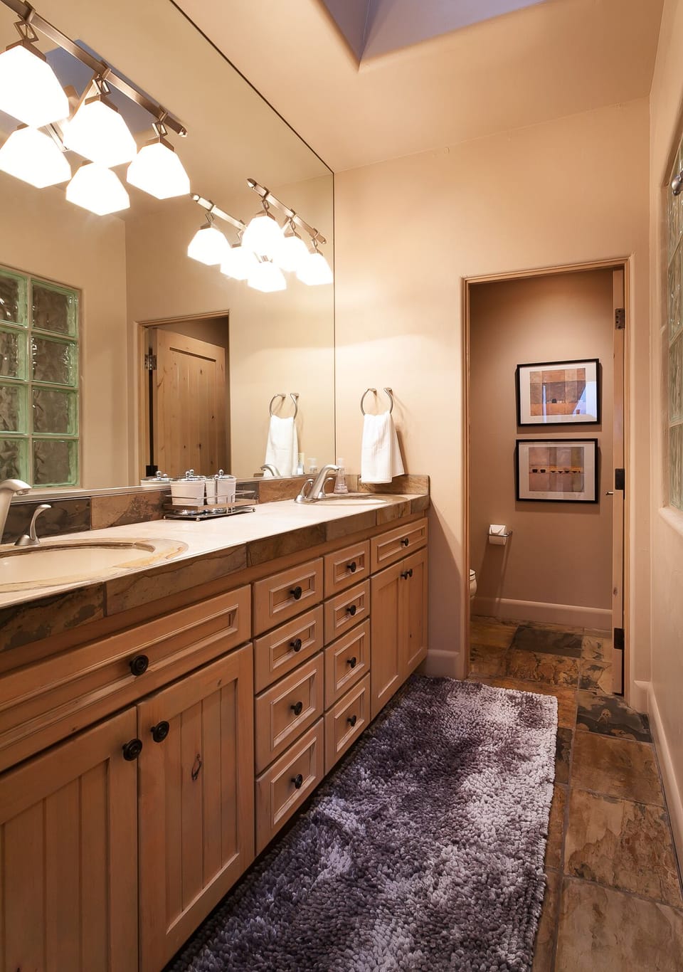 Dual Sinks in Primary Suite  Bath