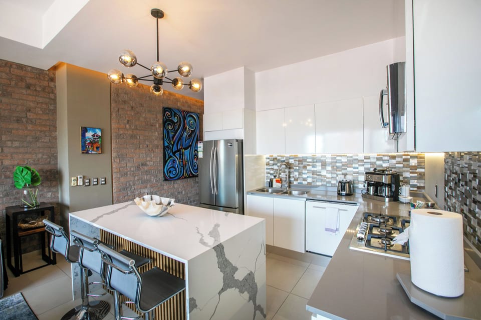 Fully equipped kitchen
