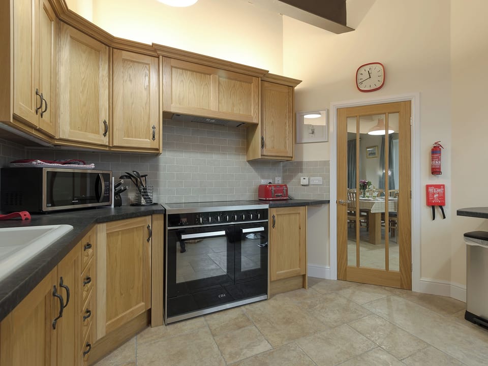 Well equipped, spacious kitchen | Harbour View - Riverside Barns, Wainfleet St. Mary, near Skegness