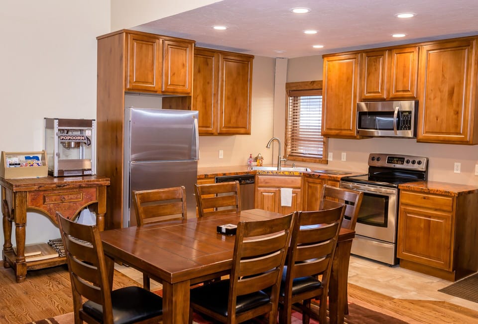 Dining room and kitchen!