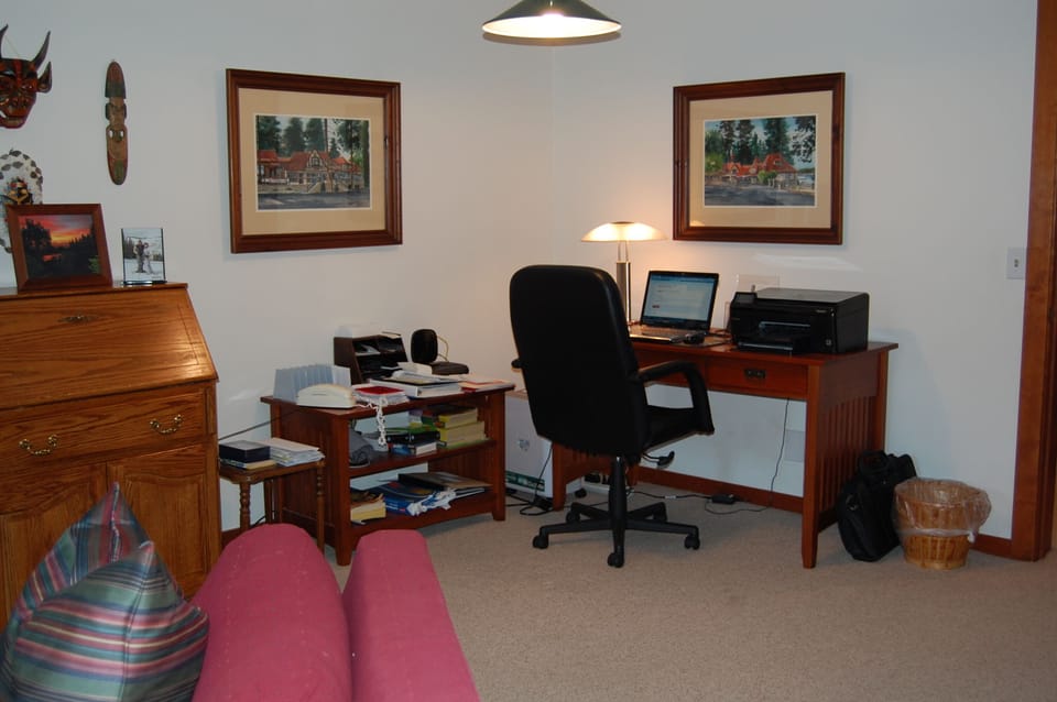 Work space, wifi.
