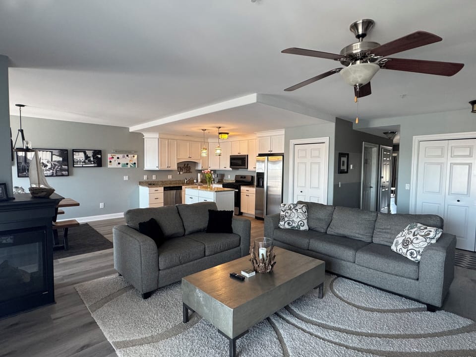 family room-kitchen
