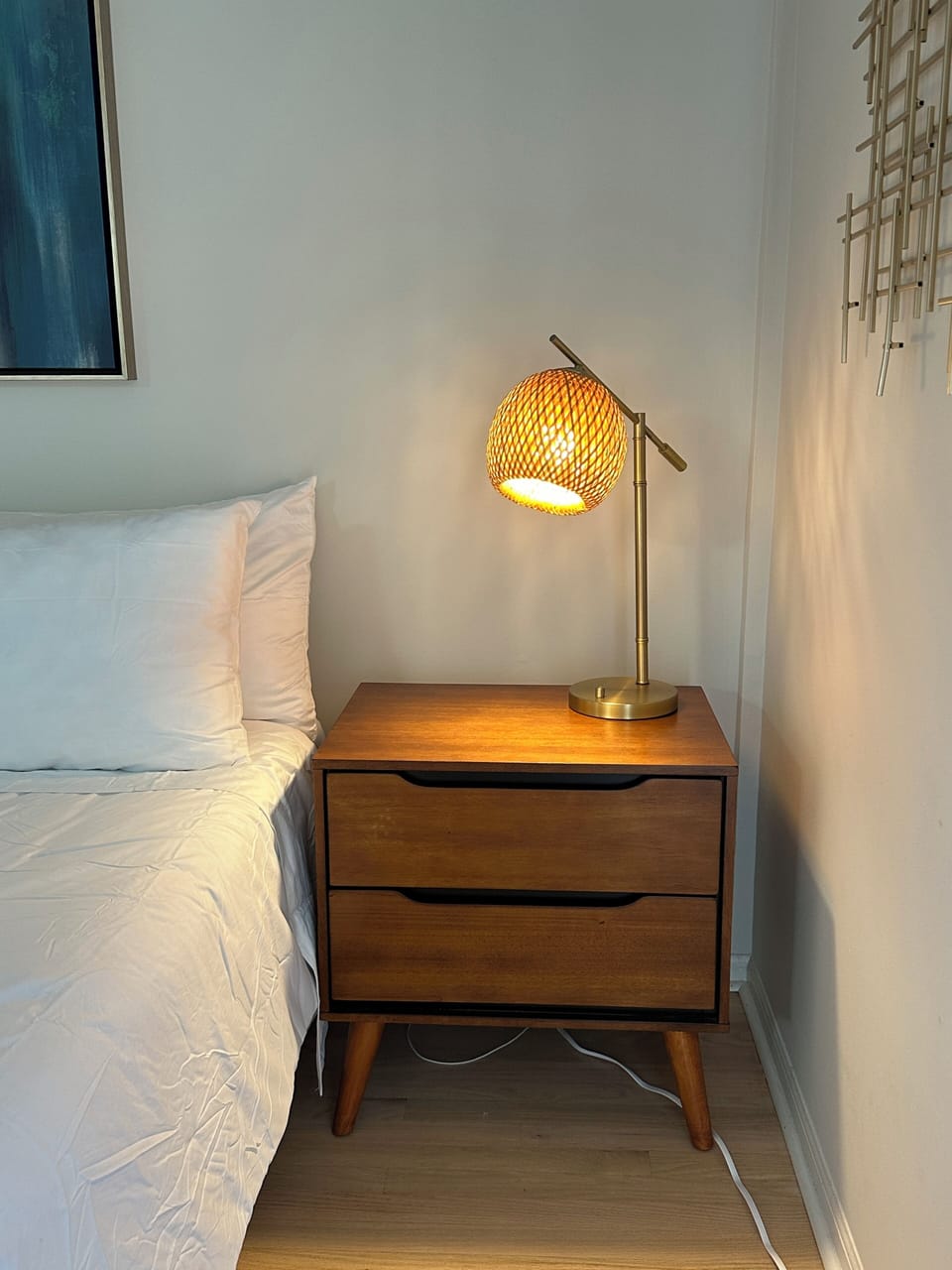 Nightstands and lamps with USB