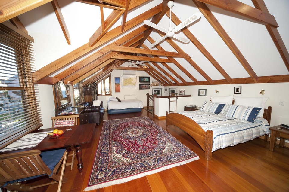 Your cathedral ceiling room