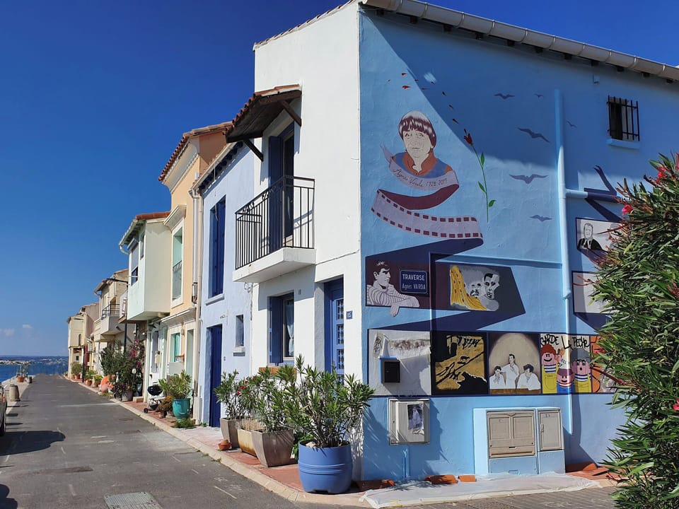 Visitez la Pointe Courte de Sète en 20 mn  à pied de notre maison Le Pouffre