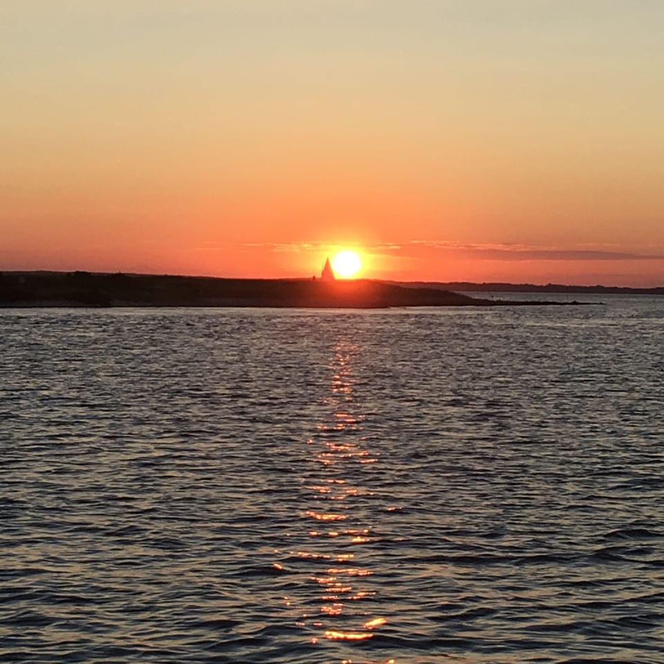 The lane to Tashmoo opening is just across the street- great sunsets!