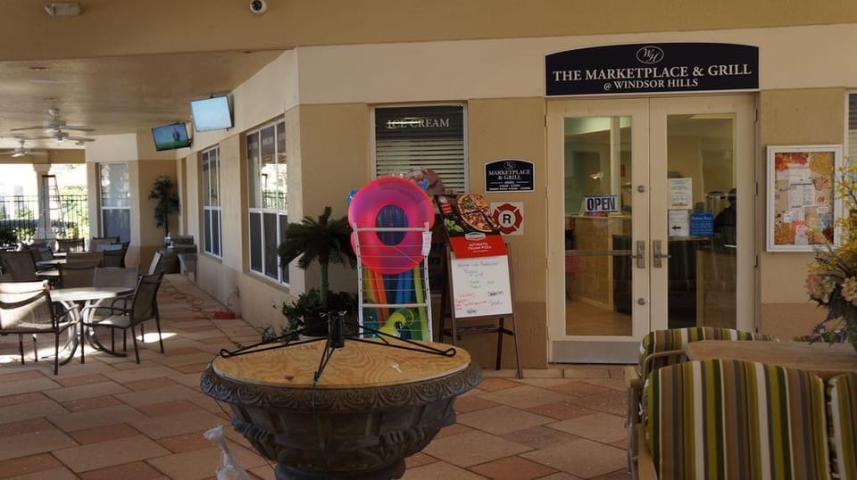 The Marketplace has food for when you want to grab a snack at the pool.