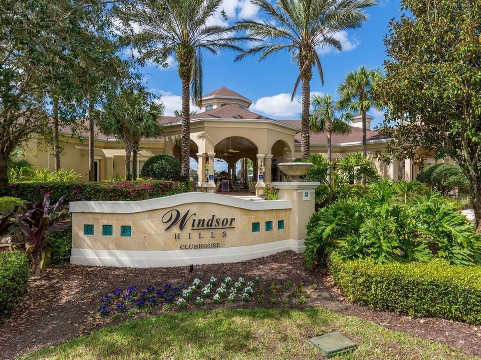Our home is in Windsor Hills, a gated secure community right near Disney World.