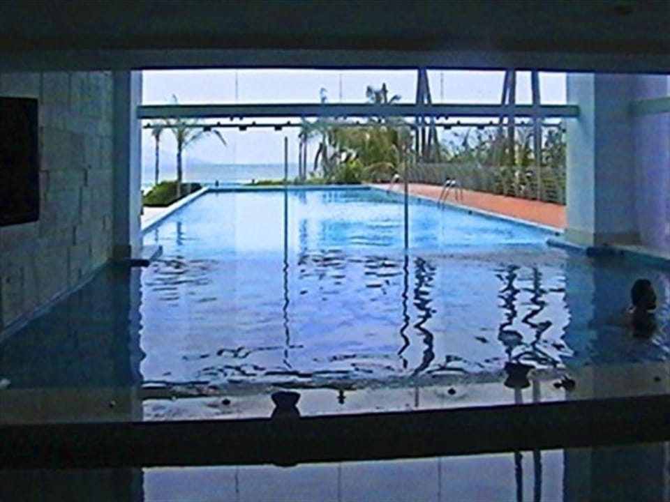 Inside view of indoor/outdoor pool