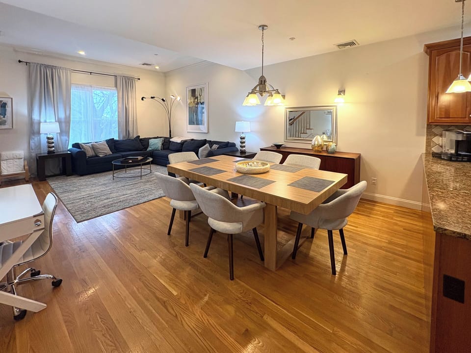 Dining view to living room