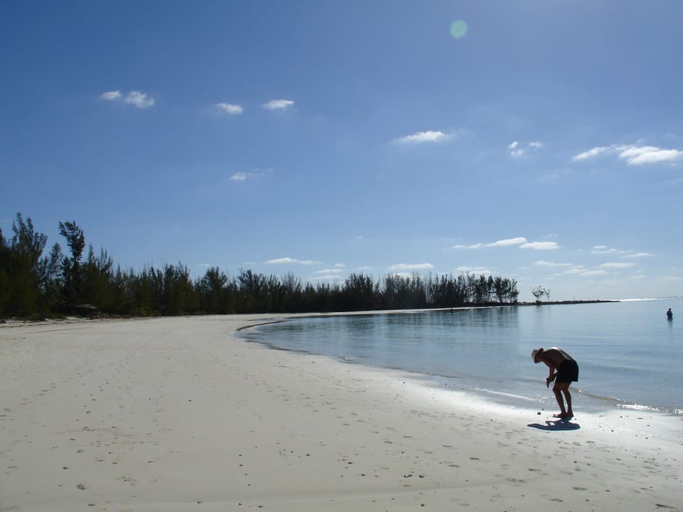 A typical day on our beach