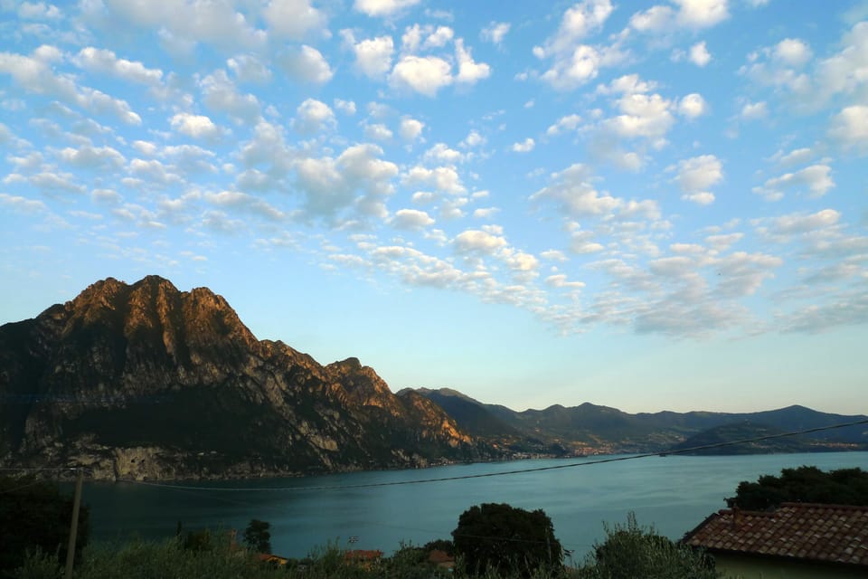 Mountain Trenta Passi  seen from the balcony