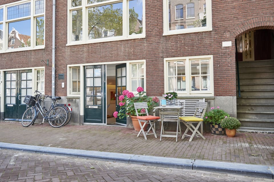 Our front door and entrance to our apartment