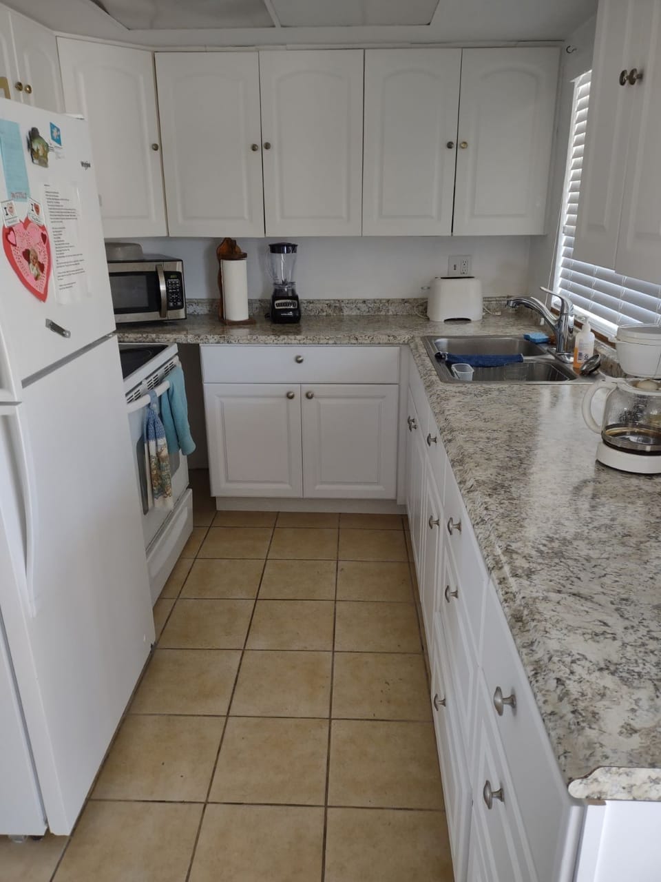 Kitchen is fully stocked.