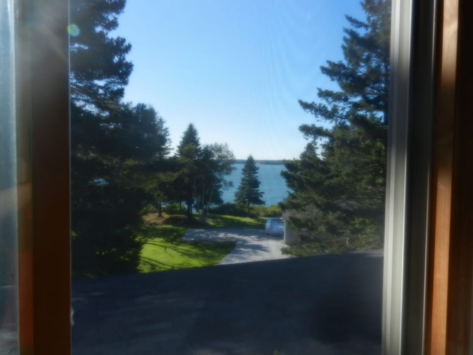 View from main house King Bedroom #1 window
