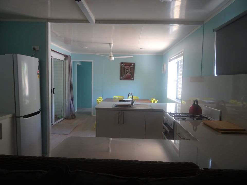 Looking from lounge through to dining room