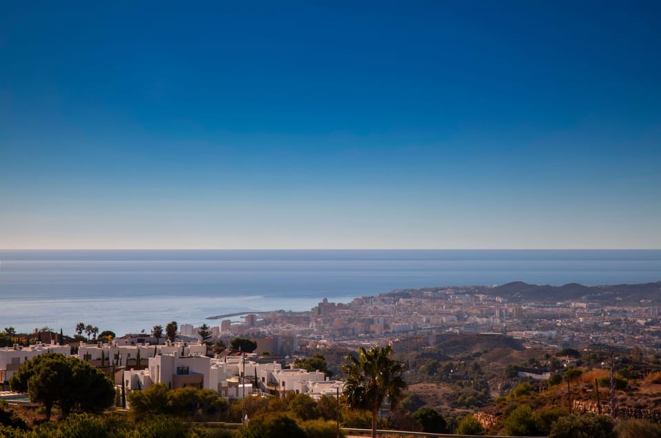 The sea view from the terraces and pergola