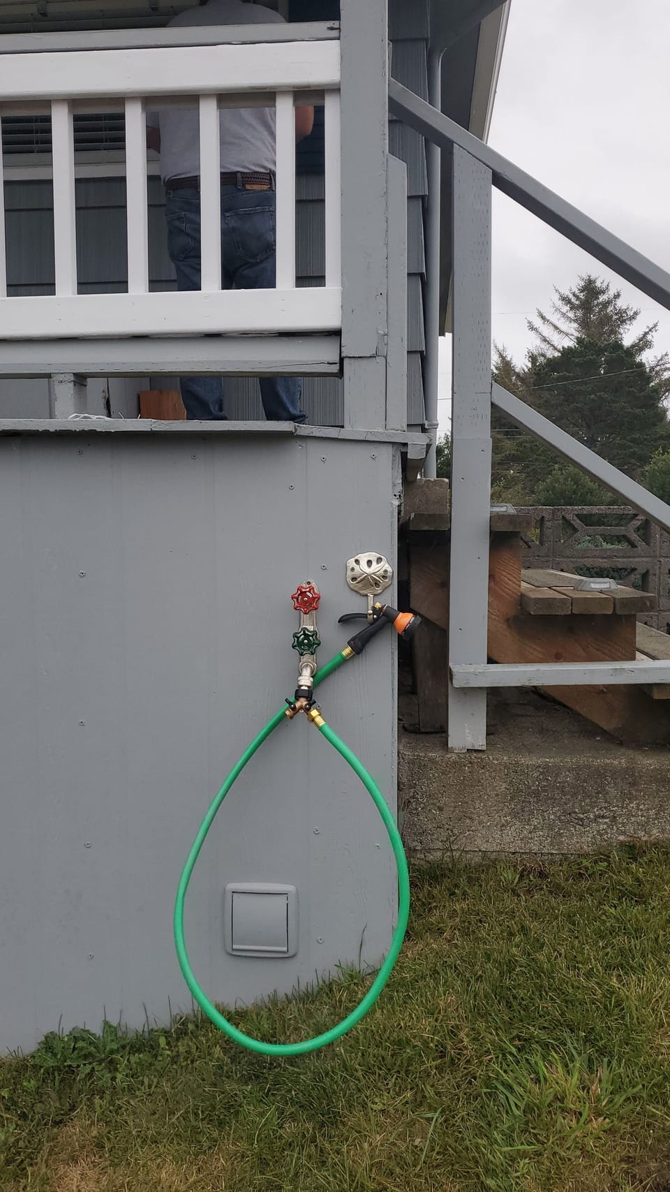 New! warm water dog and foot wash for easy after beach cleanup!