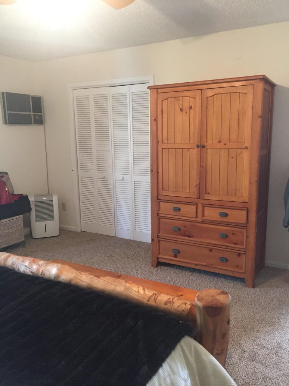 Master bedroom.  Plenty of storage space.