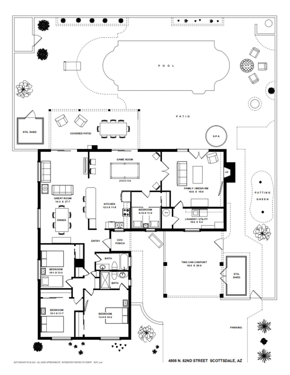 Floor Plan of the home.