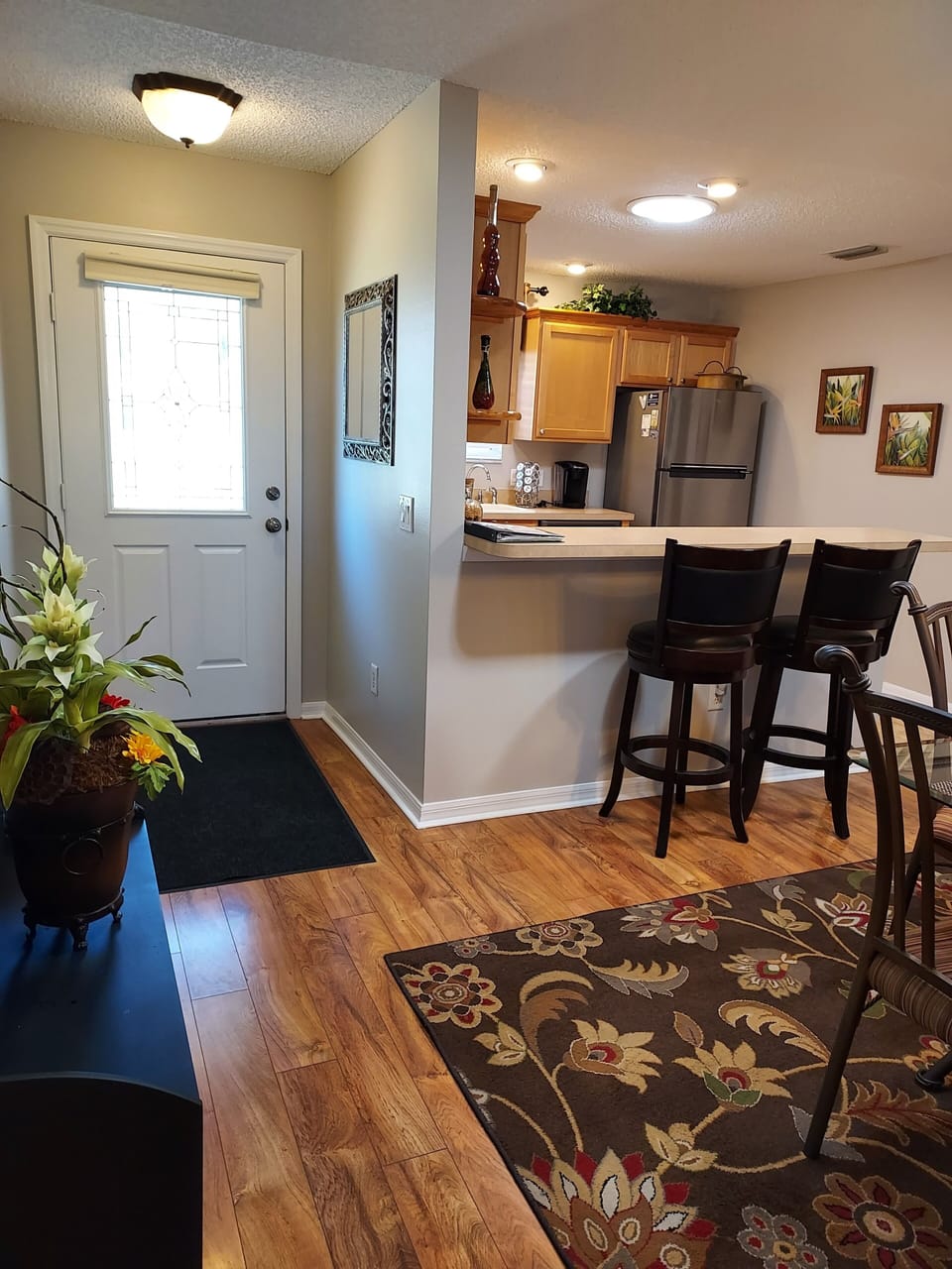 Leaded Glass door entry