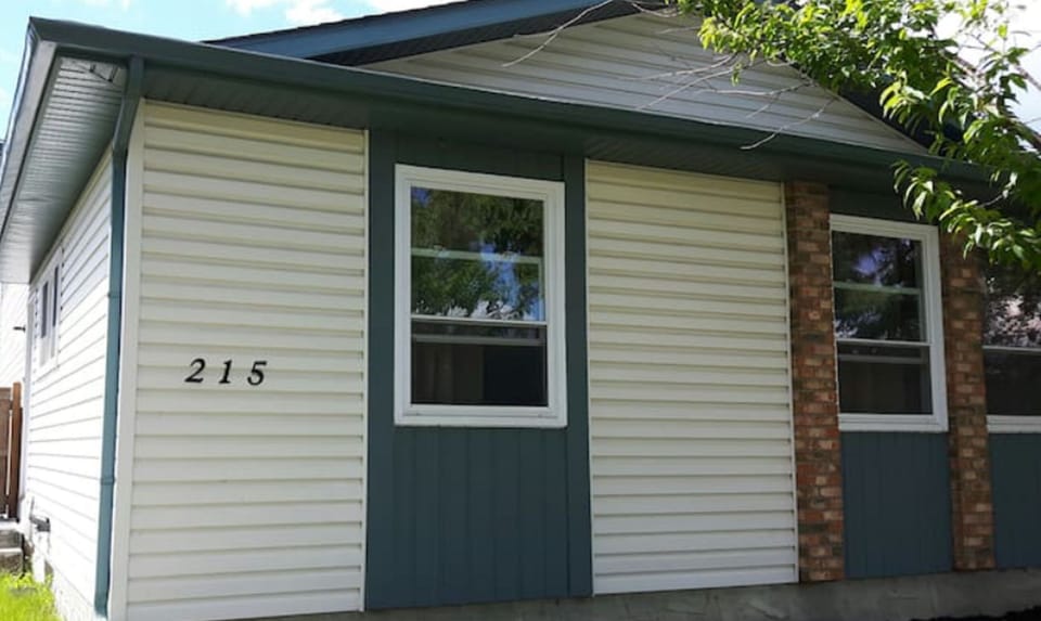 Front of house and Side door Private Entrance.