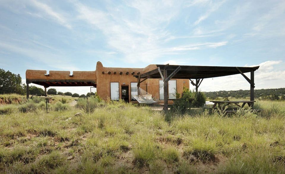 View of the casita facing east.