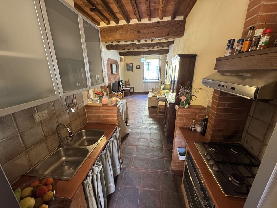 Flooring, Furniture, Countertop, Kitchen, Wood, Interior Design, Major Appliance, Kitchen Appliance, Cabinetry, Floor
