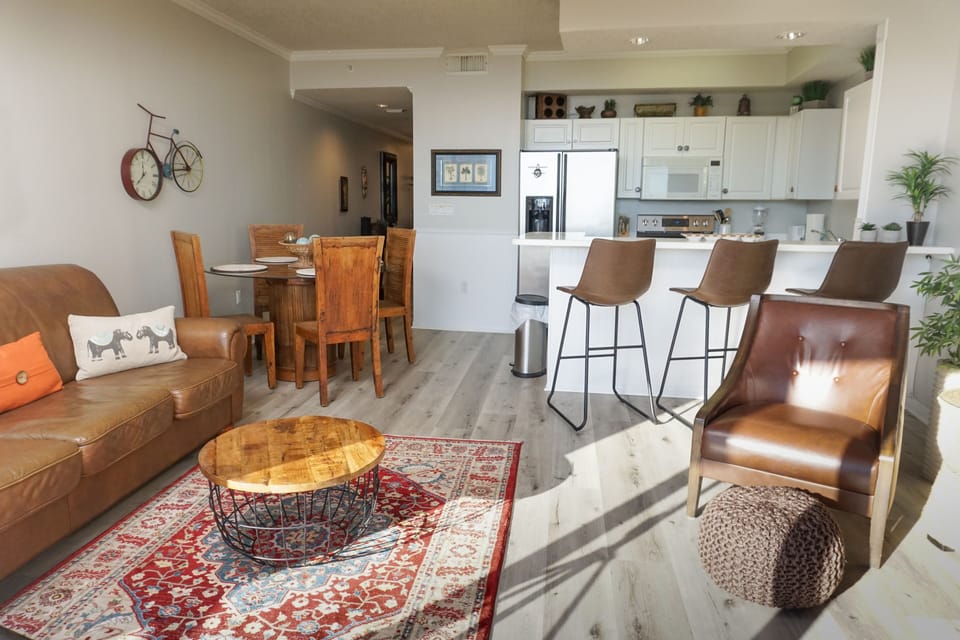 Beautiful furnishings in the living area