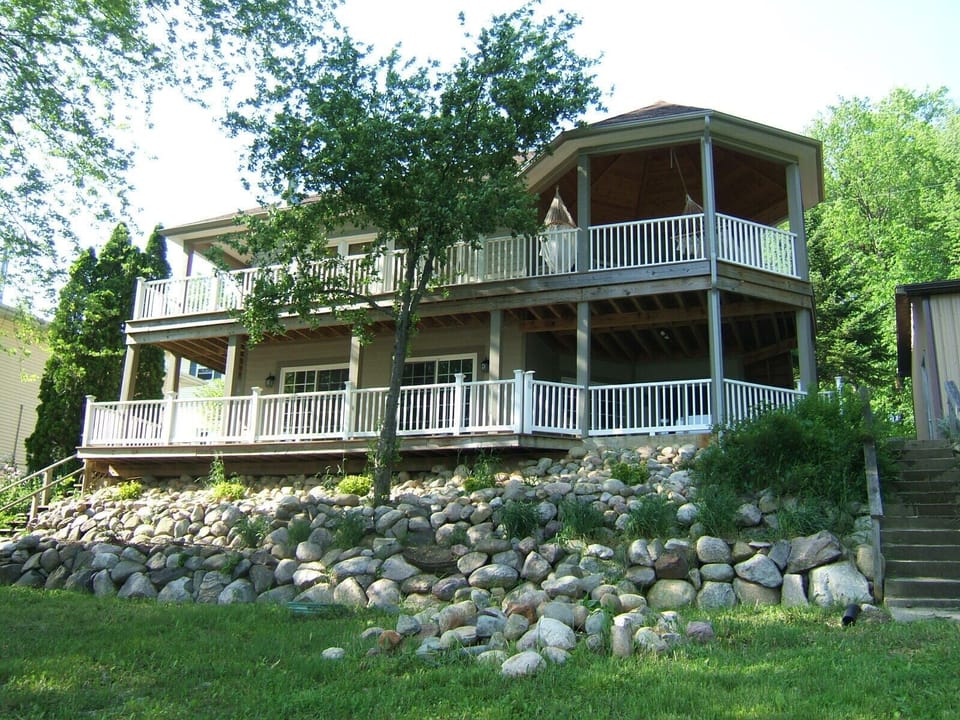 Lake side of the house