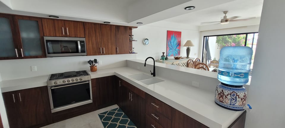Kitchen is fully equipped with most anything you could want for meal prep. 