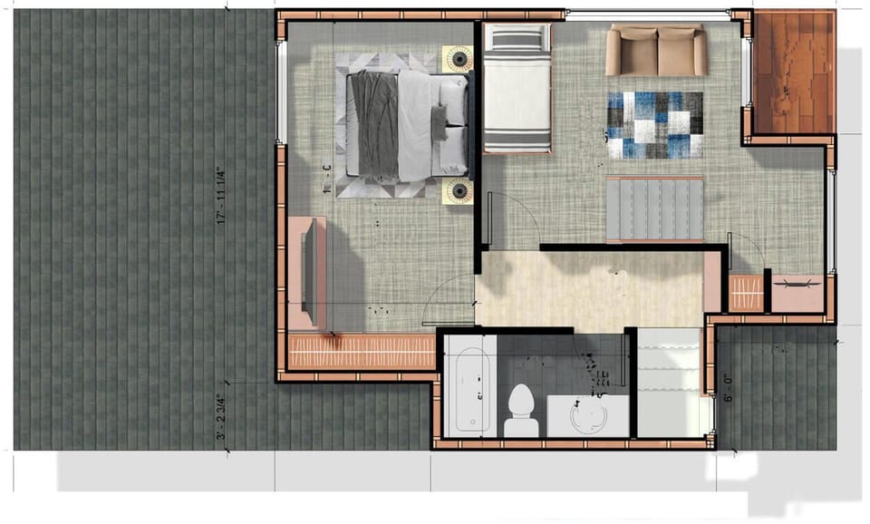 mountainview vacation rental Bellaire - layout upper