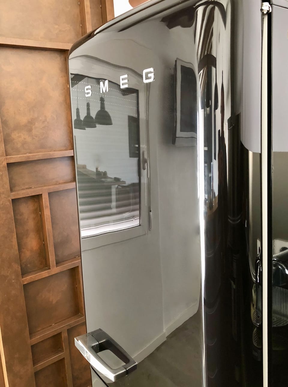 Smeg vintage fridge and freezer
