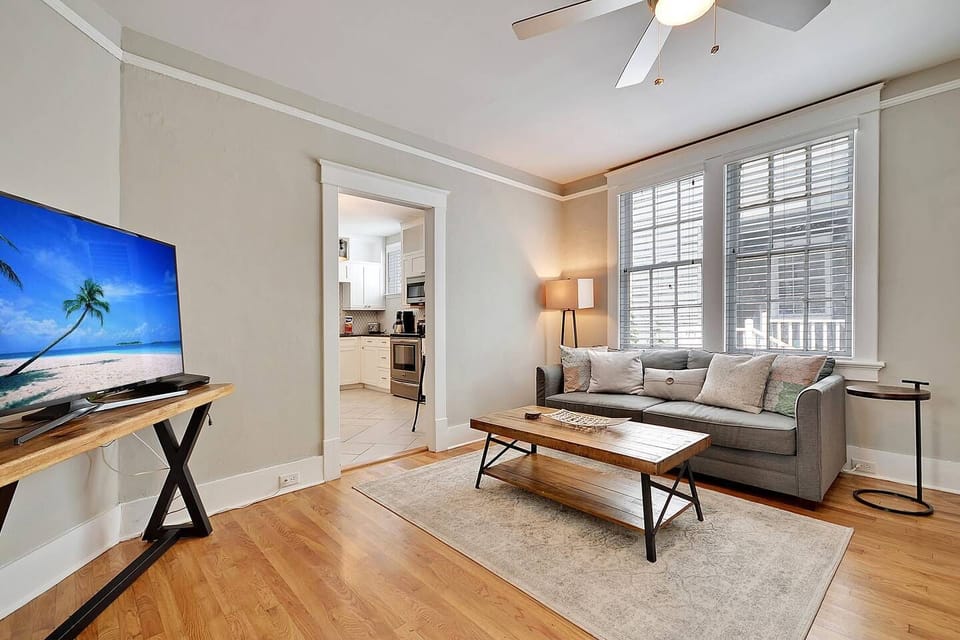 Living room with Smart TV