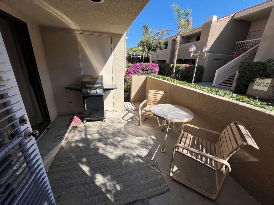 Private patio