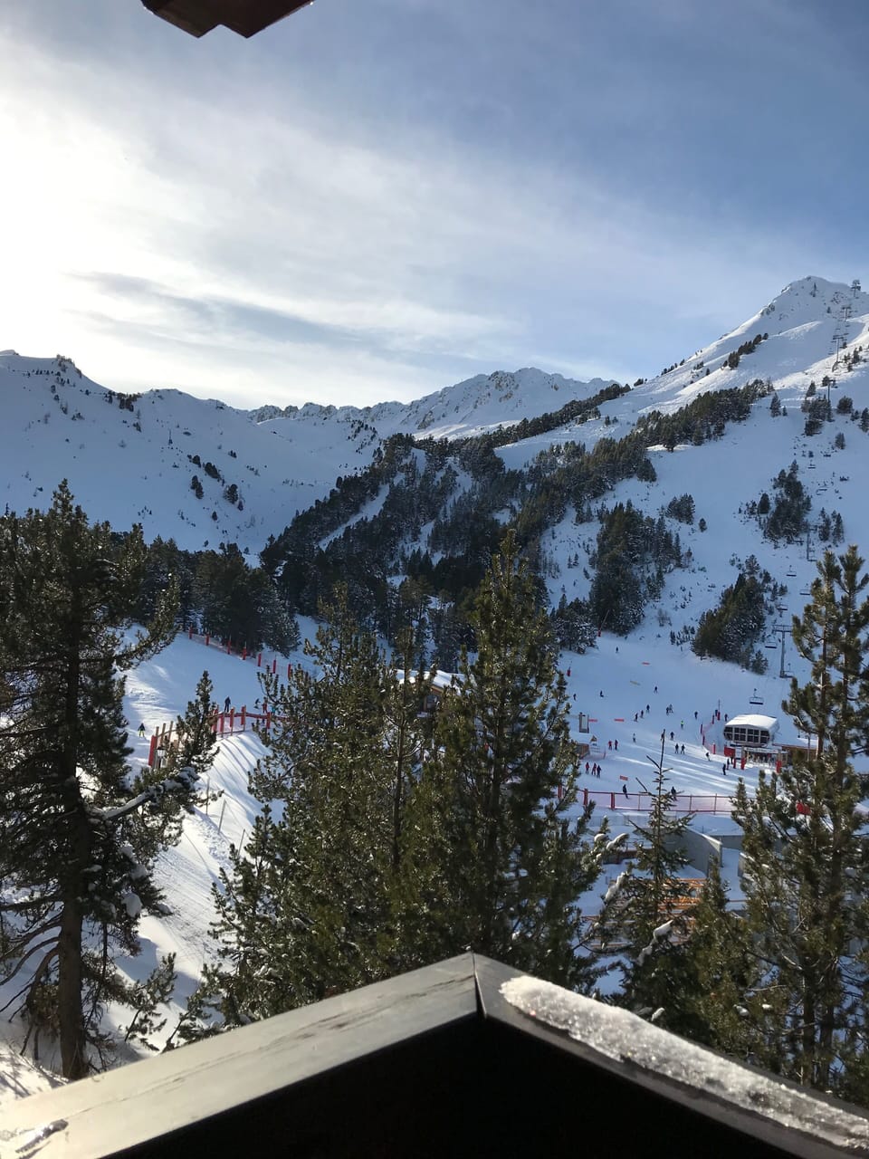 View from the balcony