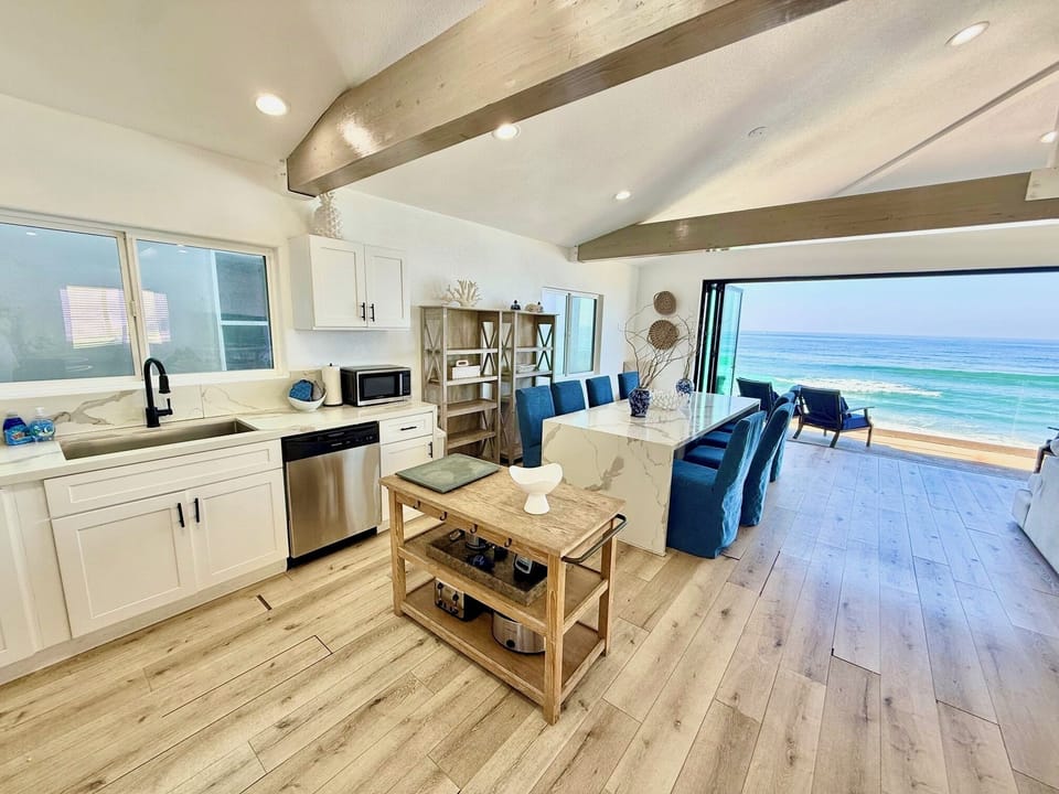 Kitchen number one with ocean views