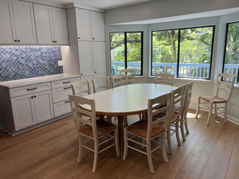 Remodeled eating area March 2024