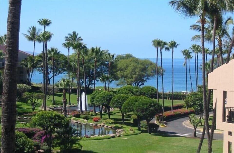 Ocean view from the Kamaole Sands Courtyard