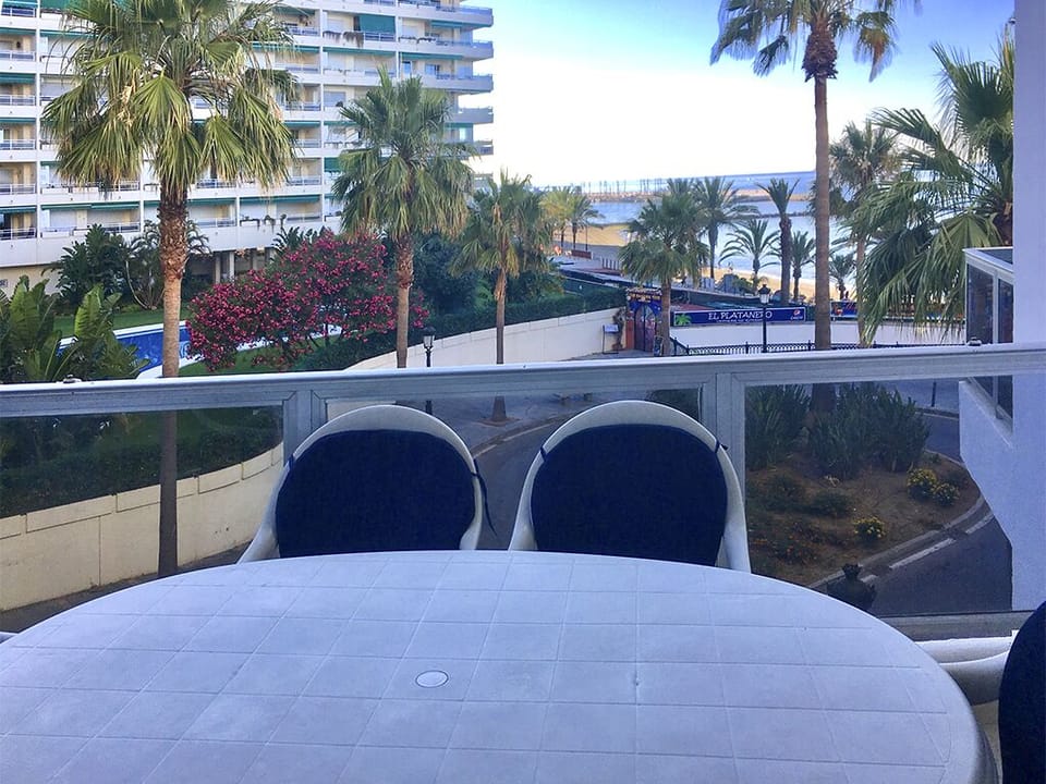 Outdoor dining and seating area