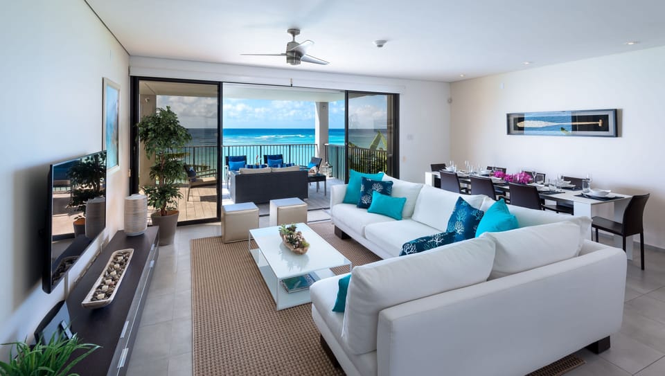 Living room with TV.