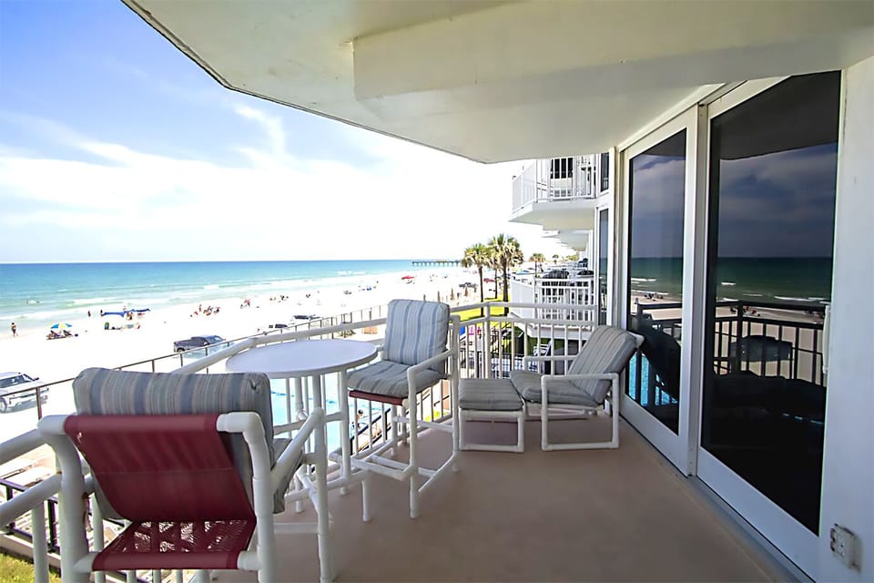 Southern view from our balcony