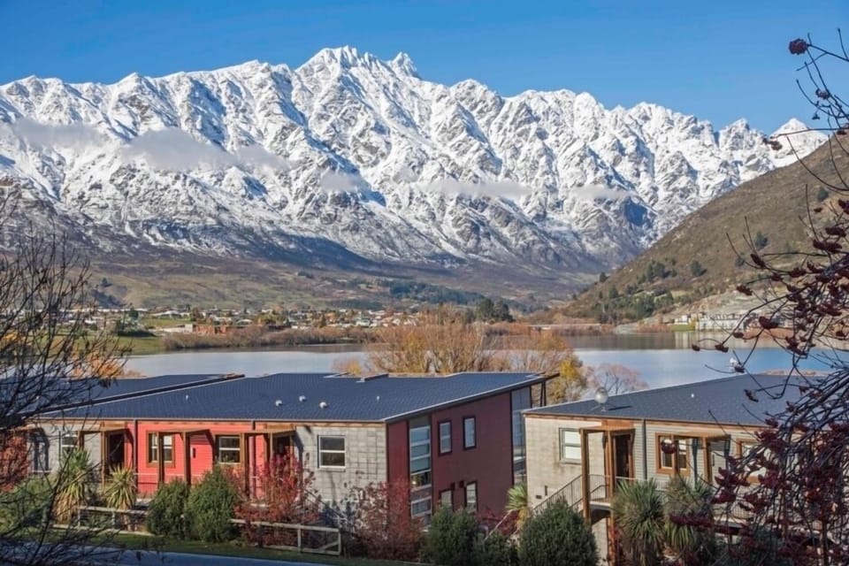 Marina Apartment complex in winter